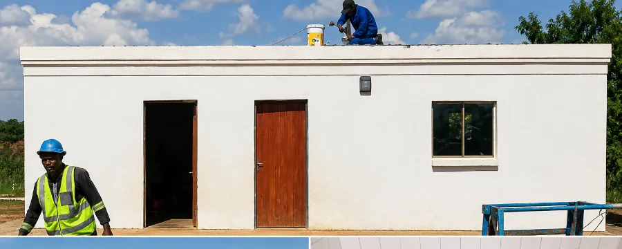 House of Paradise roof repairs, Zokizizwe, Katlehong